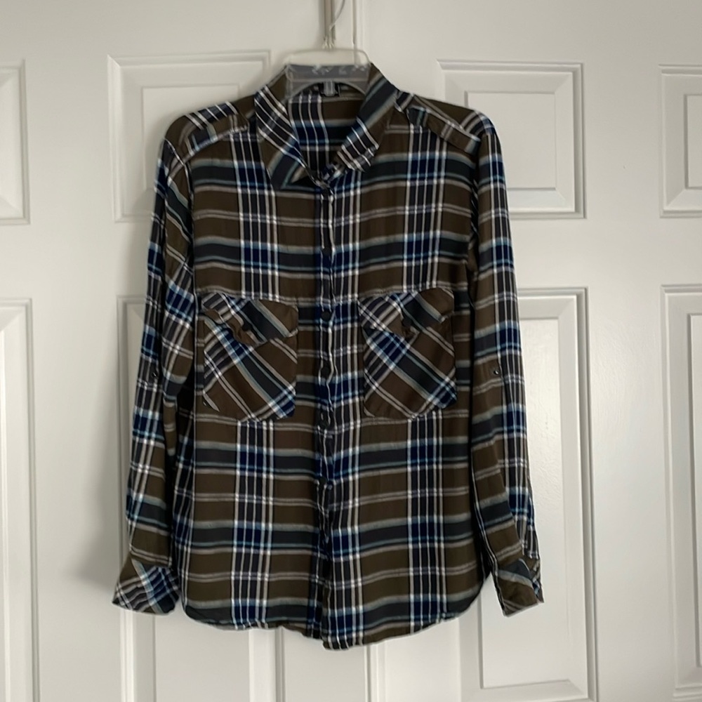 Sanctuary women’s lightweight flannel long sleeve
